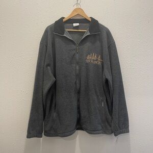 NWT Lanza San Francisco embroidered zip up fleece jacket